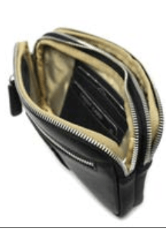 THE TREND 1502405 Palerme Leather Belt Bag