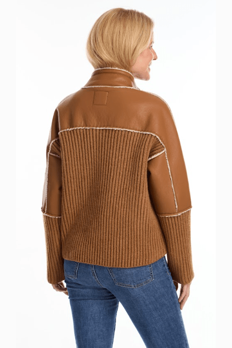 FDJ Bonded Sherpa Sweater Jacket 1803323 *FINAL SALE*