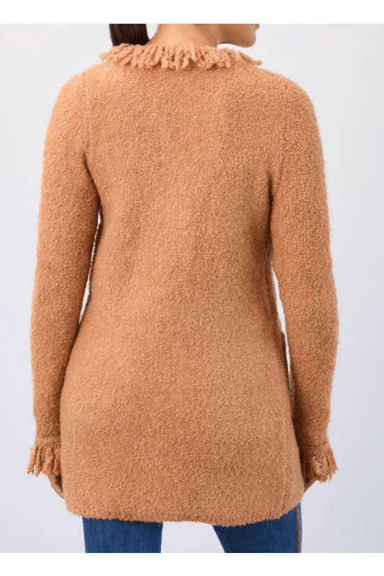 FDJ Fringed Cardigan Coat 1463227