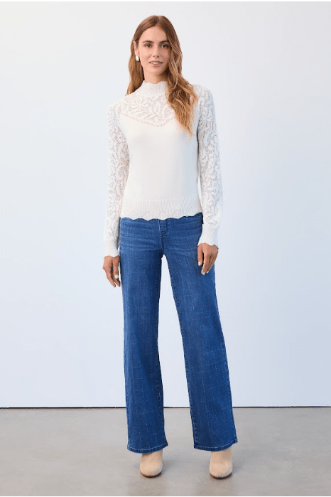 FDJ L/S Mock Neck Sweater 1455402