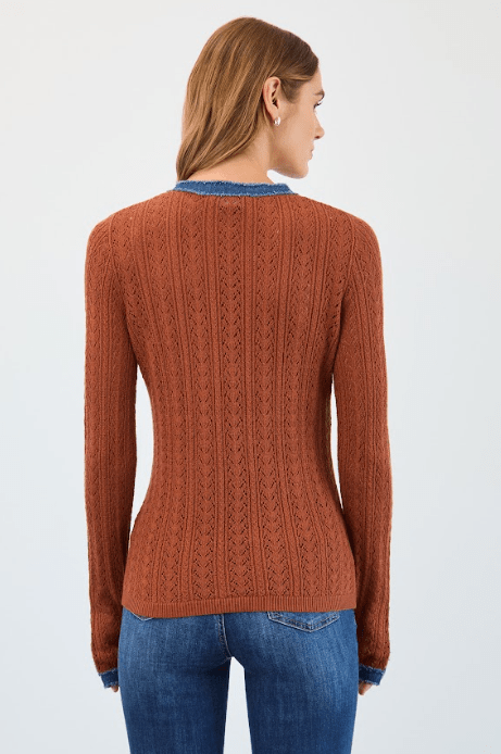 FDJ Pointelle Fine Gauge Sweater 1045114