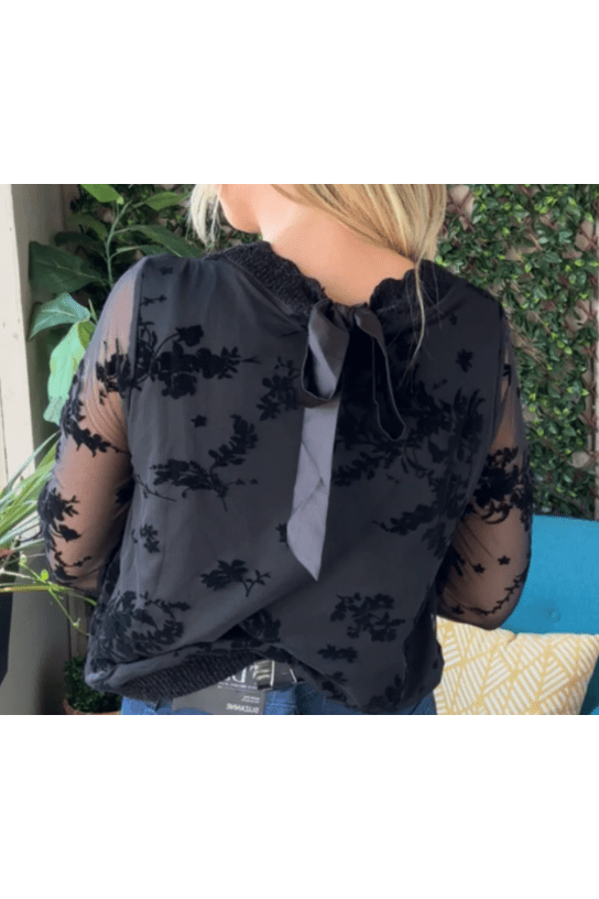 FDJ Flocked Mesh Sweatshirt 3345226
