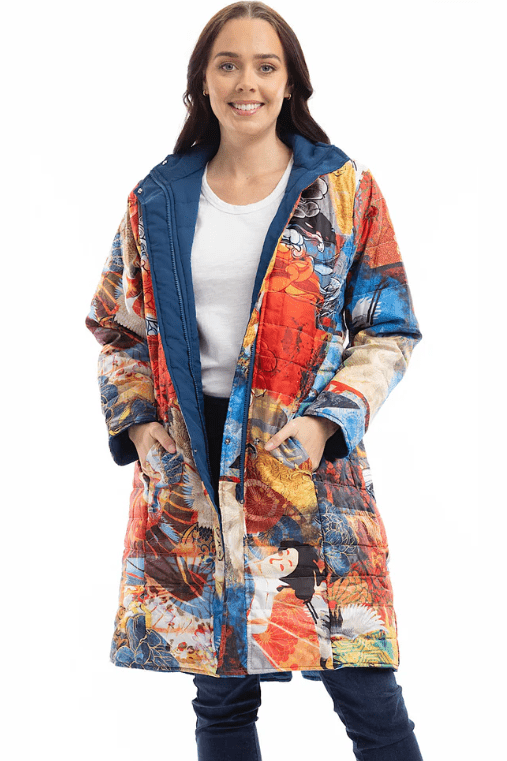 ORIENTIQUE Reversible Puffer Coat 3245