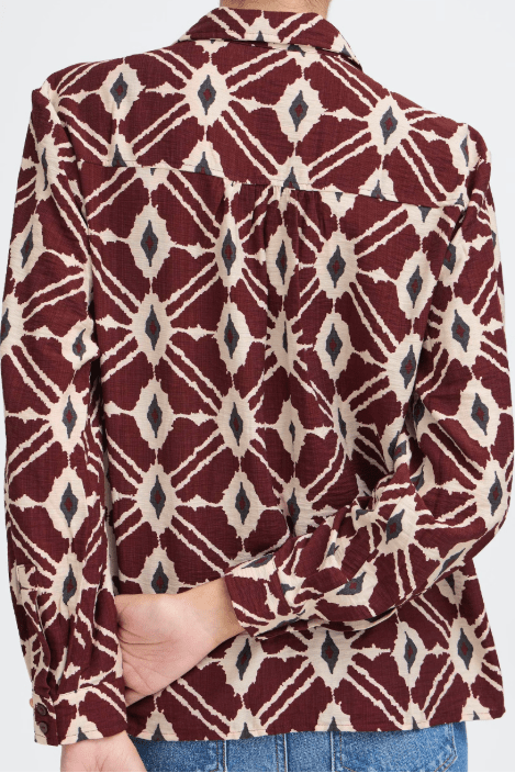 B.YOUNG Ikaia Vneck Blouse