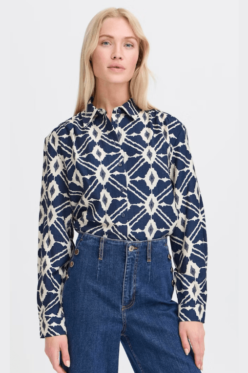 B.YOUNG Ikaia Vneck Blouse