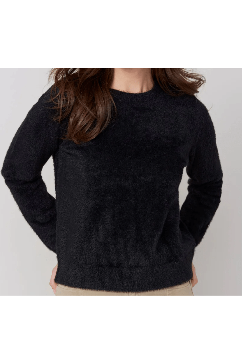 RENUAR Feather Yarn Sweater R6953