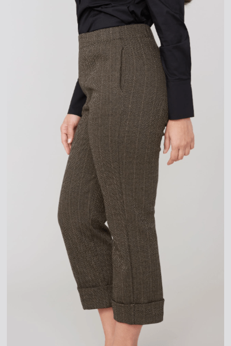 RENUAR Knit Herringbone Pant R8123