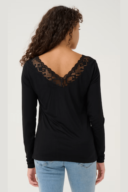 CREAM Trulla L/S Lace T-Shirt