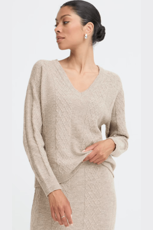 B.YOUNG Nikolina Vneck Jumper 20818071