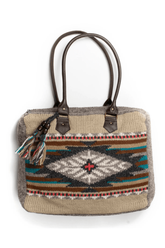 LOST HORIZONS Dallas Wool Knit Handbag