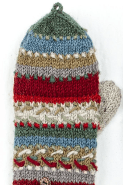 LOST HORIZONS Navika Wool Knit Finger Mittens
