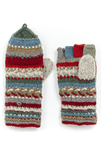 LOST HORIZONS Navika Wool Knit Finger Mittens