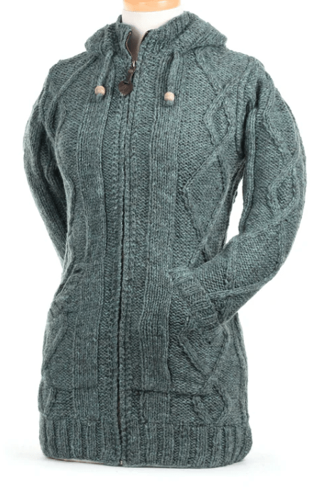 LOST HORIZONS Shannon Wool Knit Coat