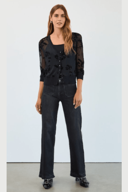 FDJ 2 Piece Mesh Cardi Set 1062226