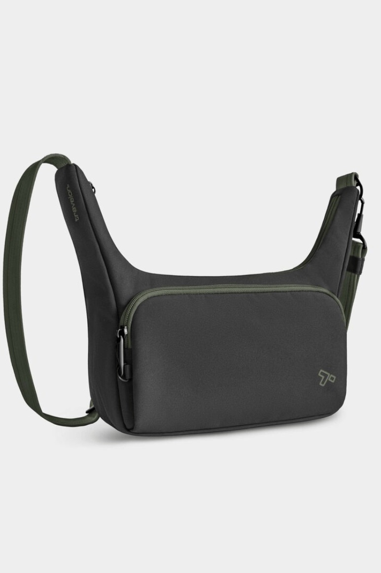 TRAVELON 43671 The Voyages Anti-theft East/West Crossbody