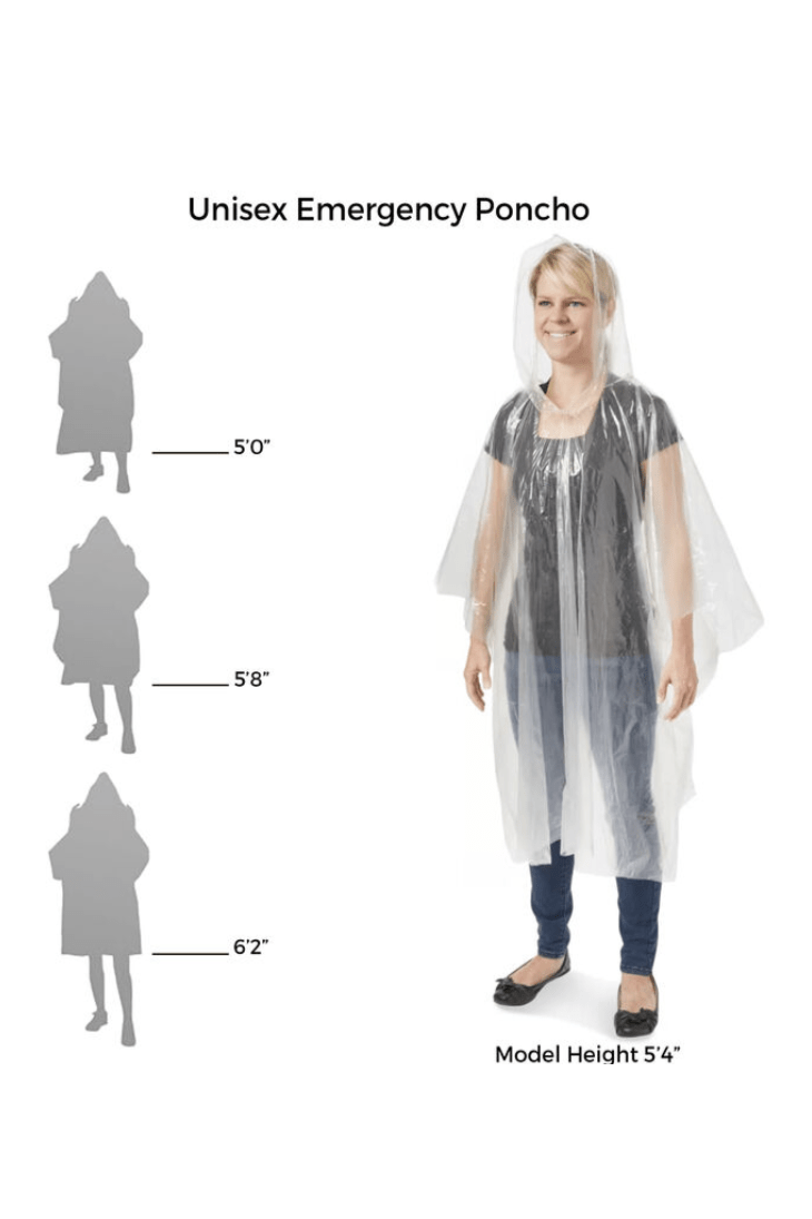 TRAVELON 12215 Emergency Poncho