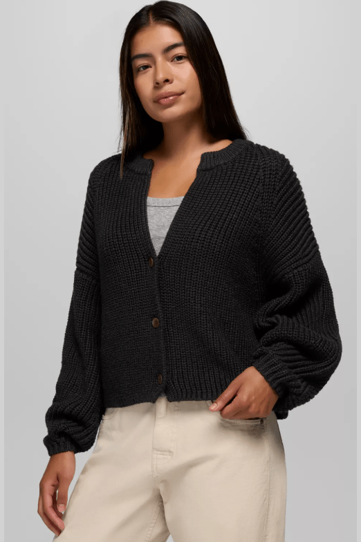 PRANA 2141651 Sunday River Short Cardigan