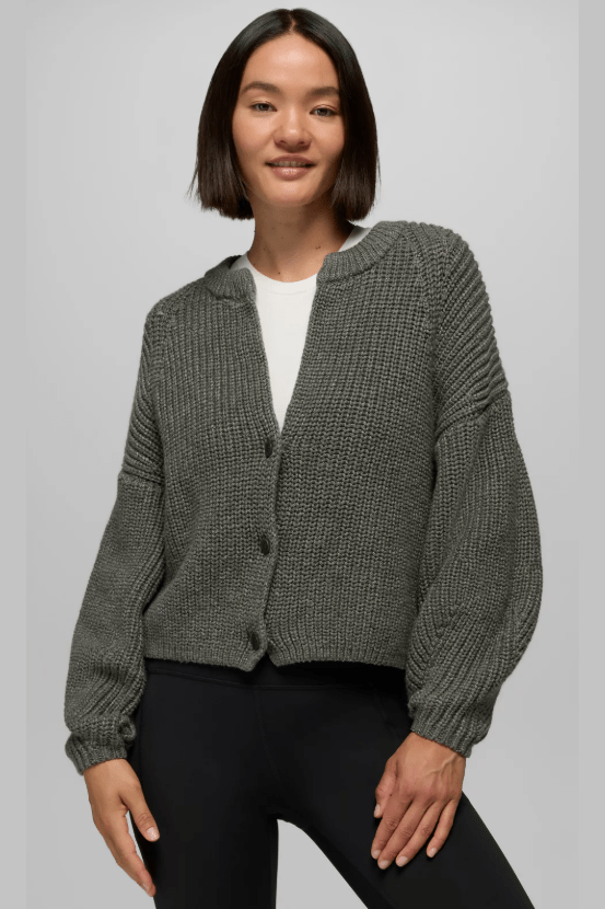 PRANA 2141651 Sunday River Short Cardigan