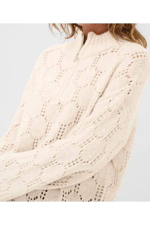 CREAM Zilla Zipper Pullover 10614250