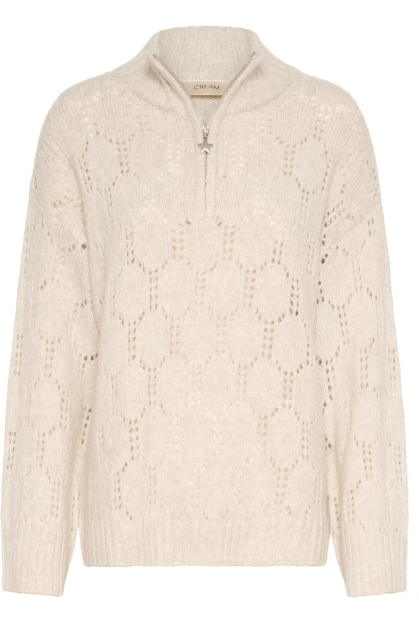 CREAM Zilla Zipper Pullover 10614250