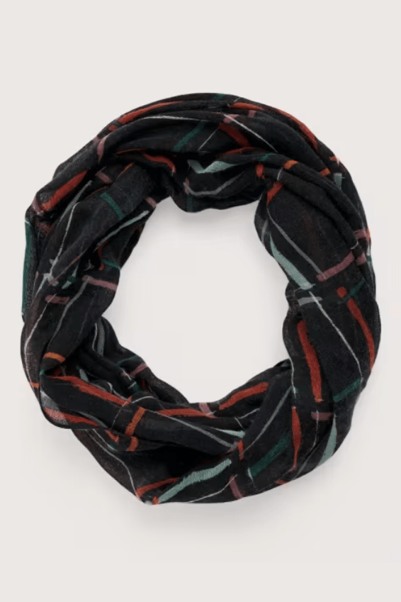 SEA SALT Pretty Circle Scarf Onyx AW251396L3