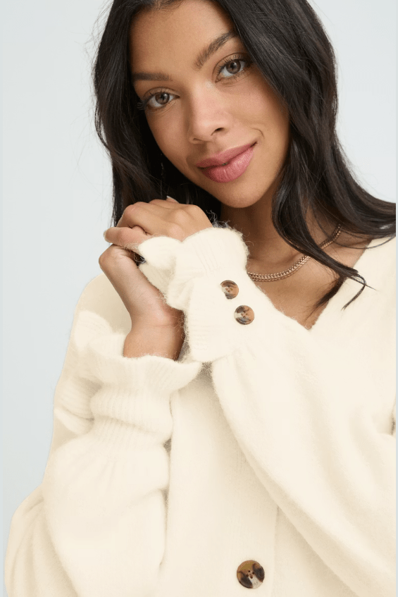 B.YOUNG Omea Frill Cardigan 20818435