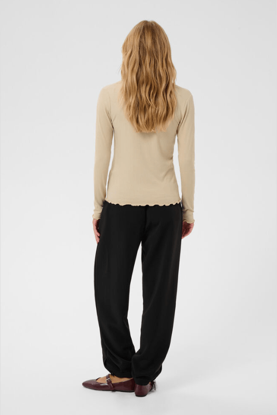CREAM Ribba LS V-neck Shirt