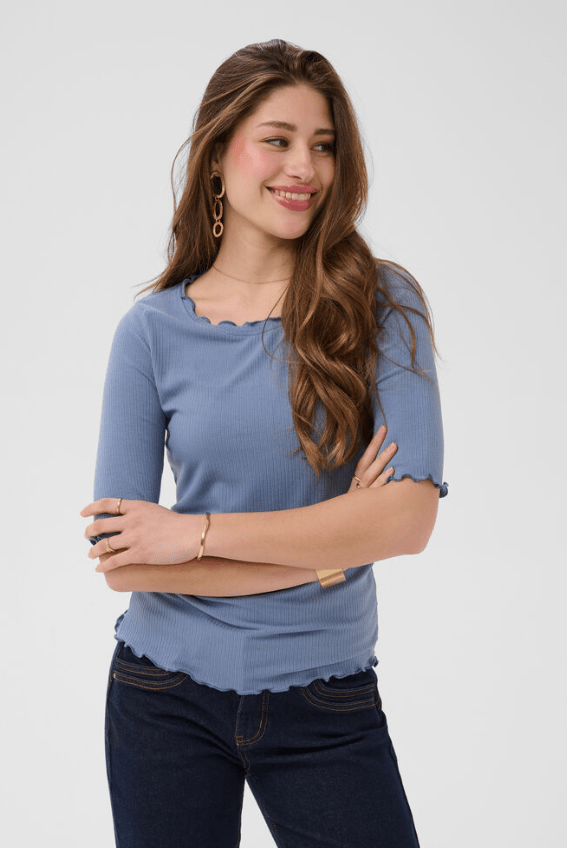 CREAM Ribba Short Sleeve Blouse