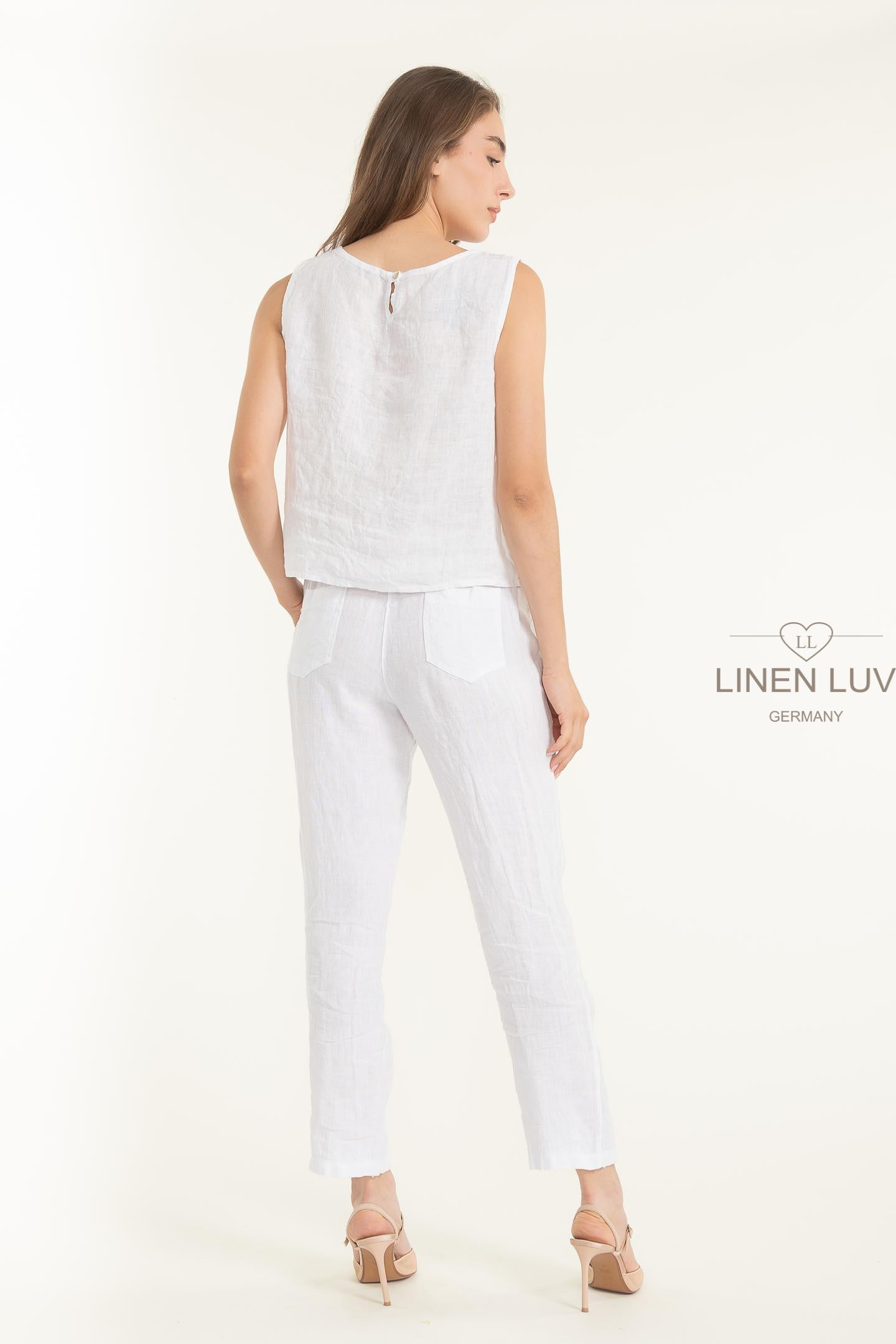 LINEN LUV French Linen Tank Top TP1629