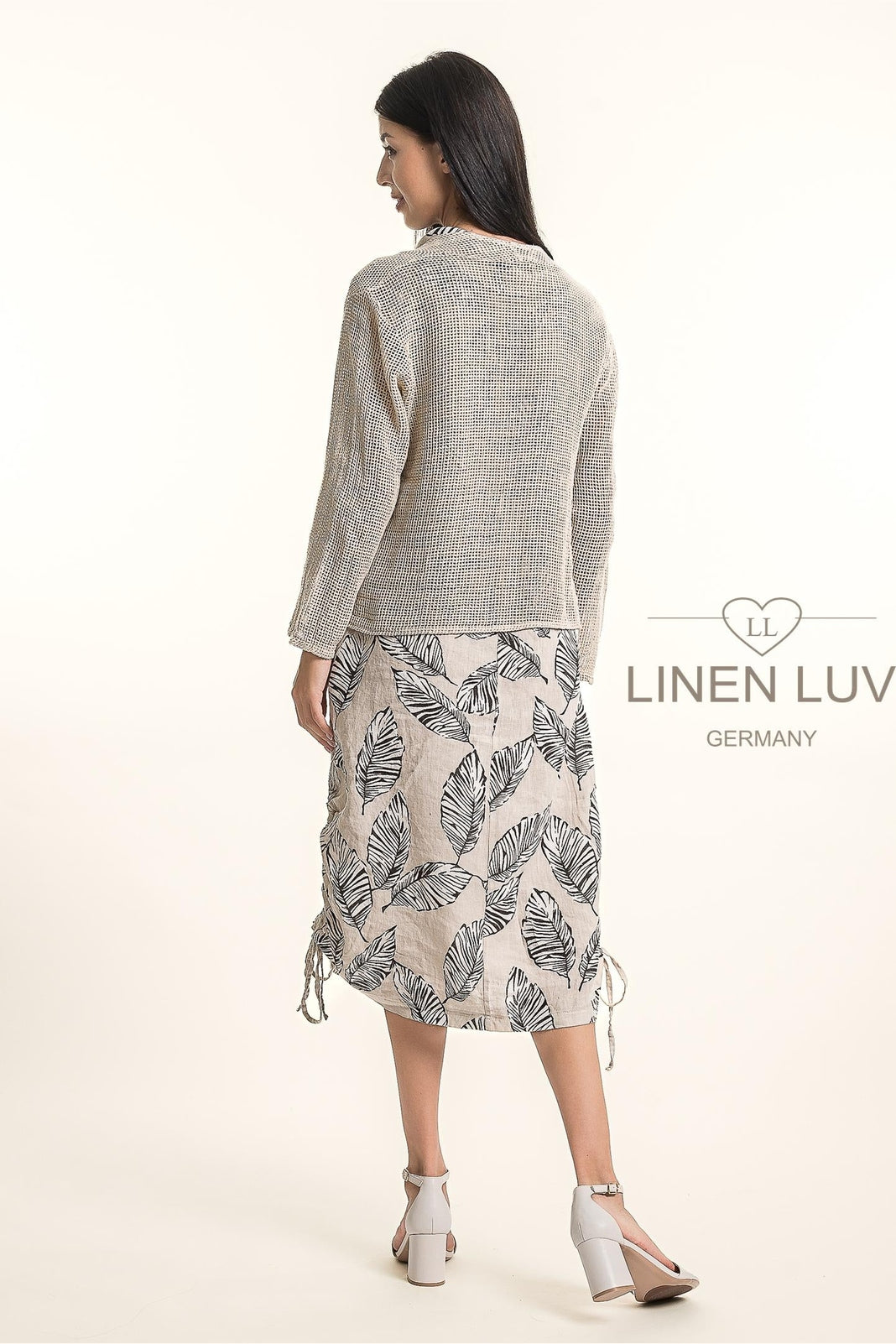LINEN LUV French Linen Bolero TP1682