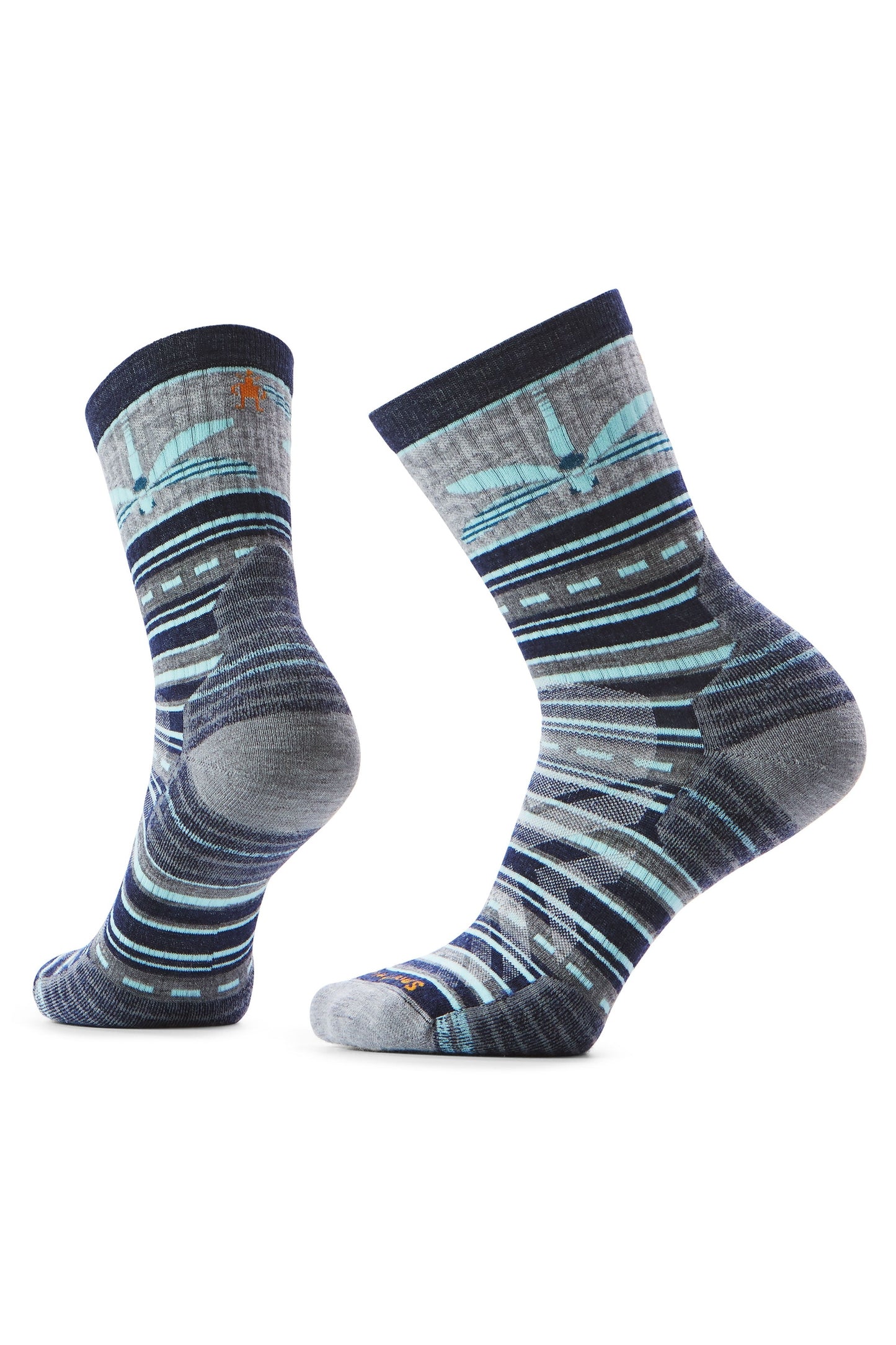 SMARTWOOL Women's Hike Targeted Cushion Dragon Stitch Mid Crew Socks SW002879