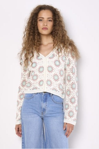 APRICOT Daisy Crochet Cardigan 961937