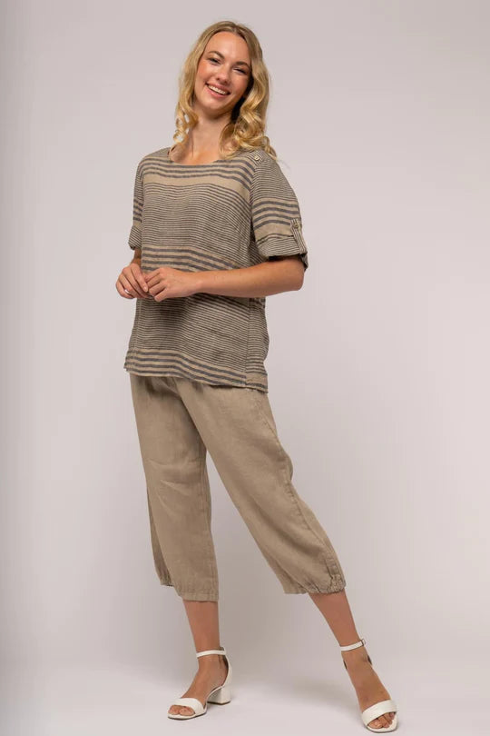 LINEN LUV French Linen Top TP1290*FINAL SALE*
