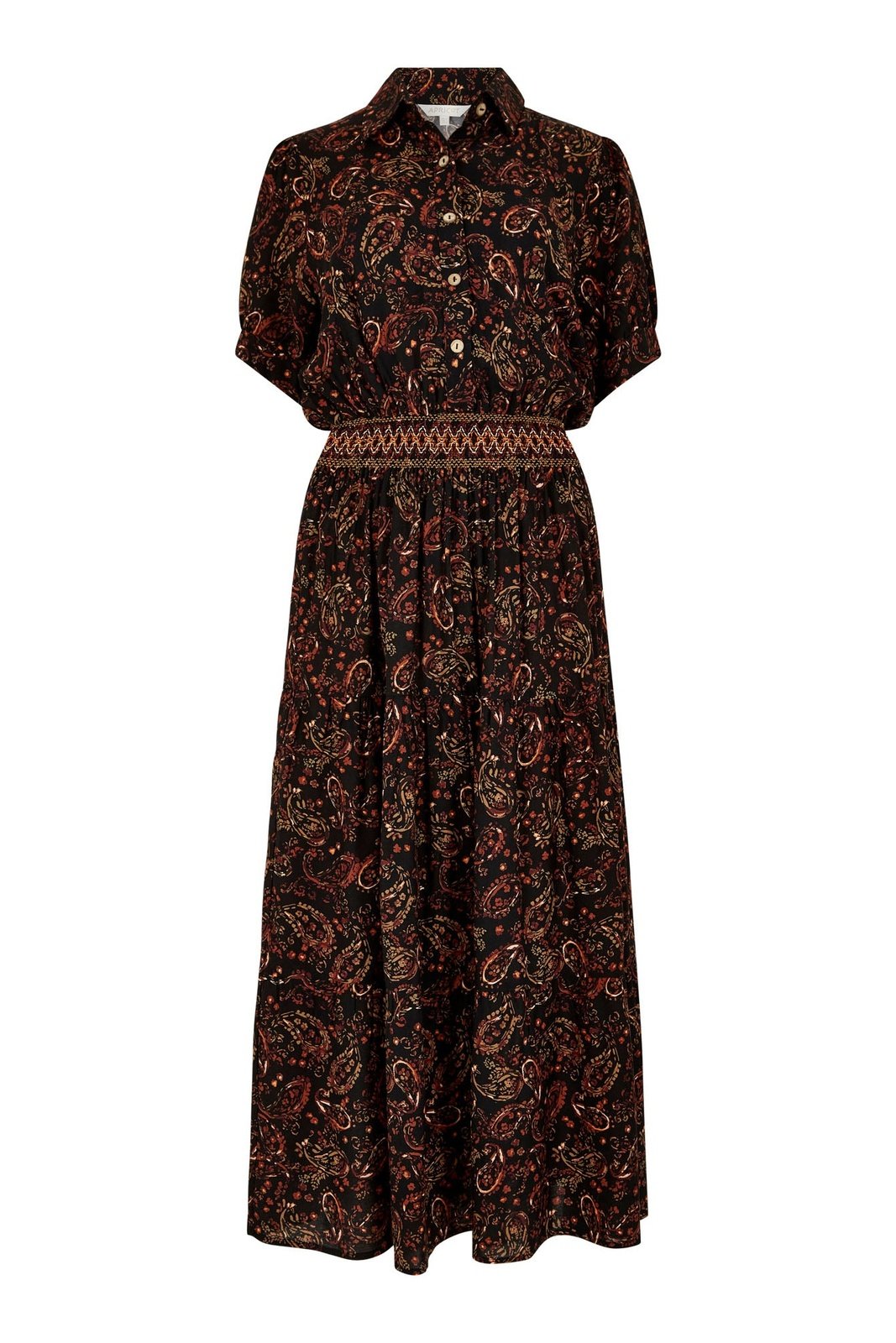 APRICOT Tiered Shirt Midi Dress 897366 *FINAL SALE* – Quest Shoes