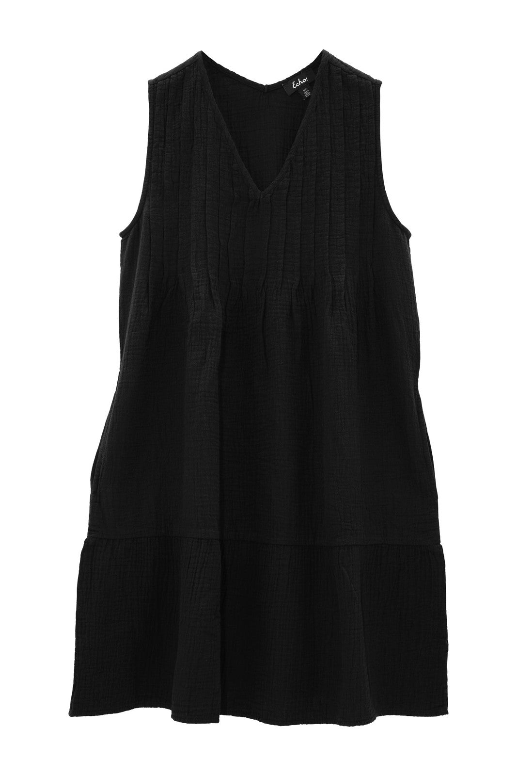 ECHO Gauze pintuck Dress EB0484 *FINAL SALE*