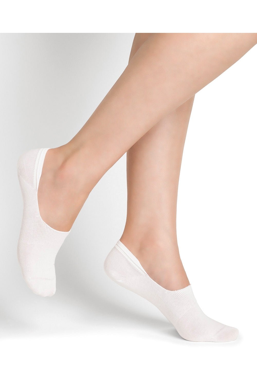 BLEUFORET No Show Sock 6058 Two Pair Pack