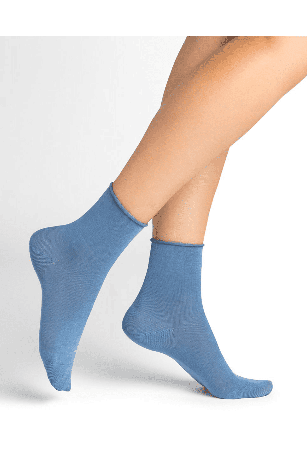 BLEUFORET 6593 Velvet Cotton Ankle Socks