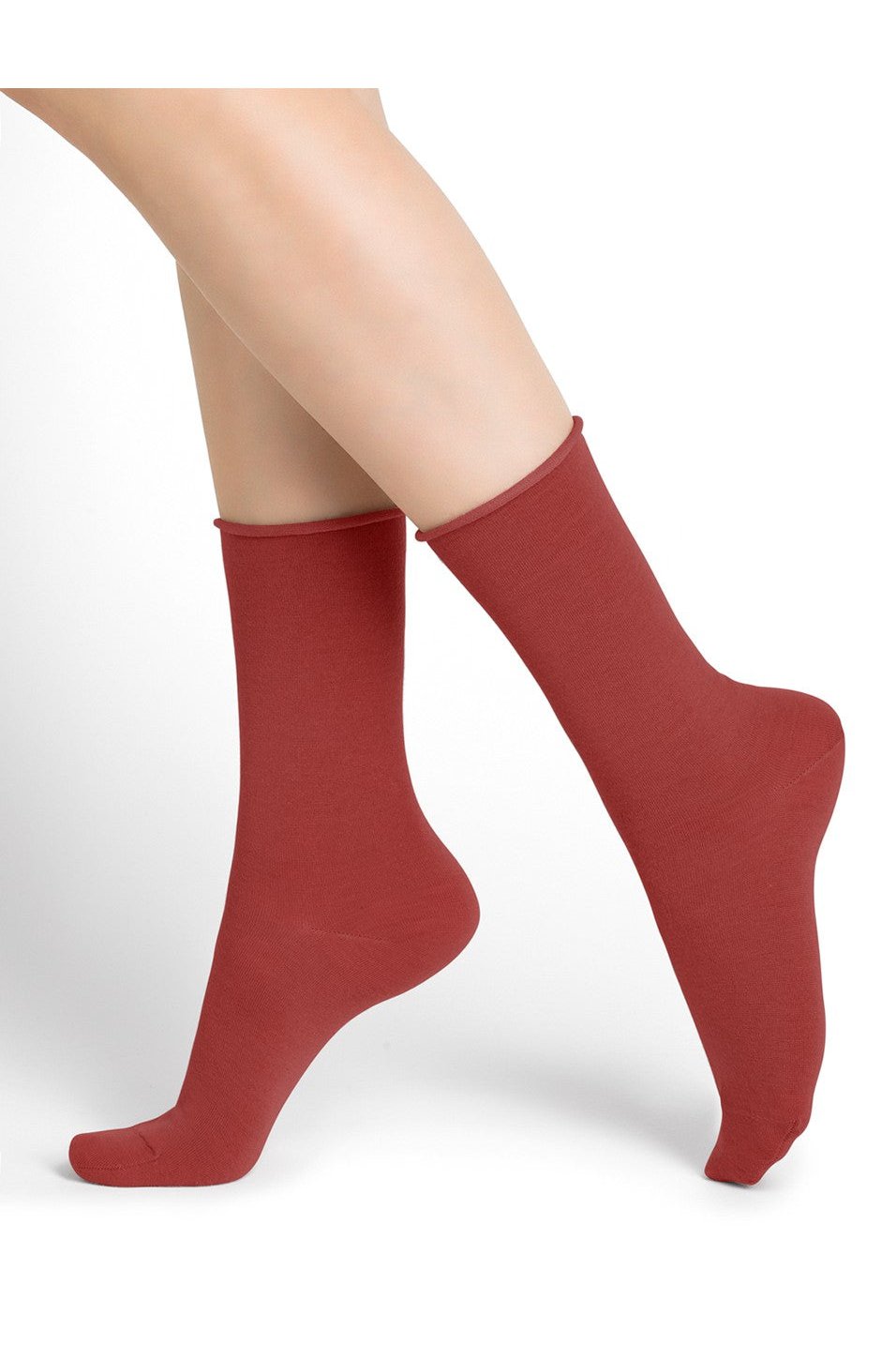 BLEUFORET Fine Wool Socks with Cotton Lining 6700