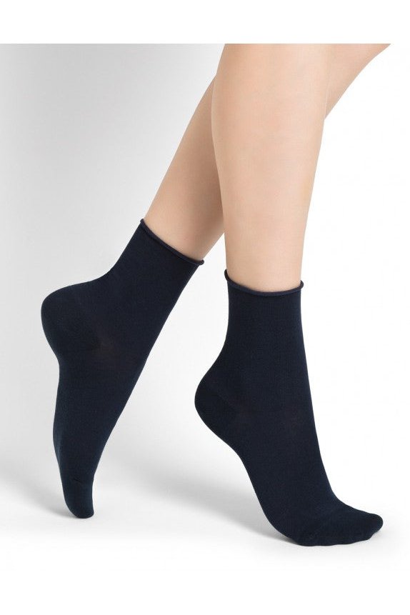 BLEUFORET 6593 Velvet Cotton Ankle Socks