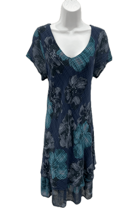 ME & GEE  Floral Tank Dress/Tiers 9295 *FINAL SALE*