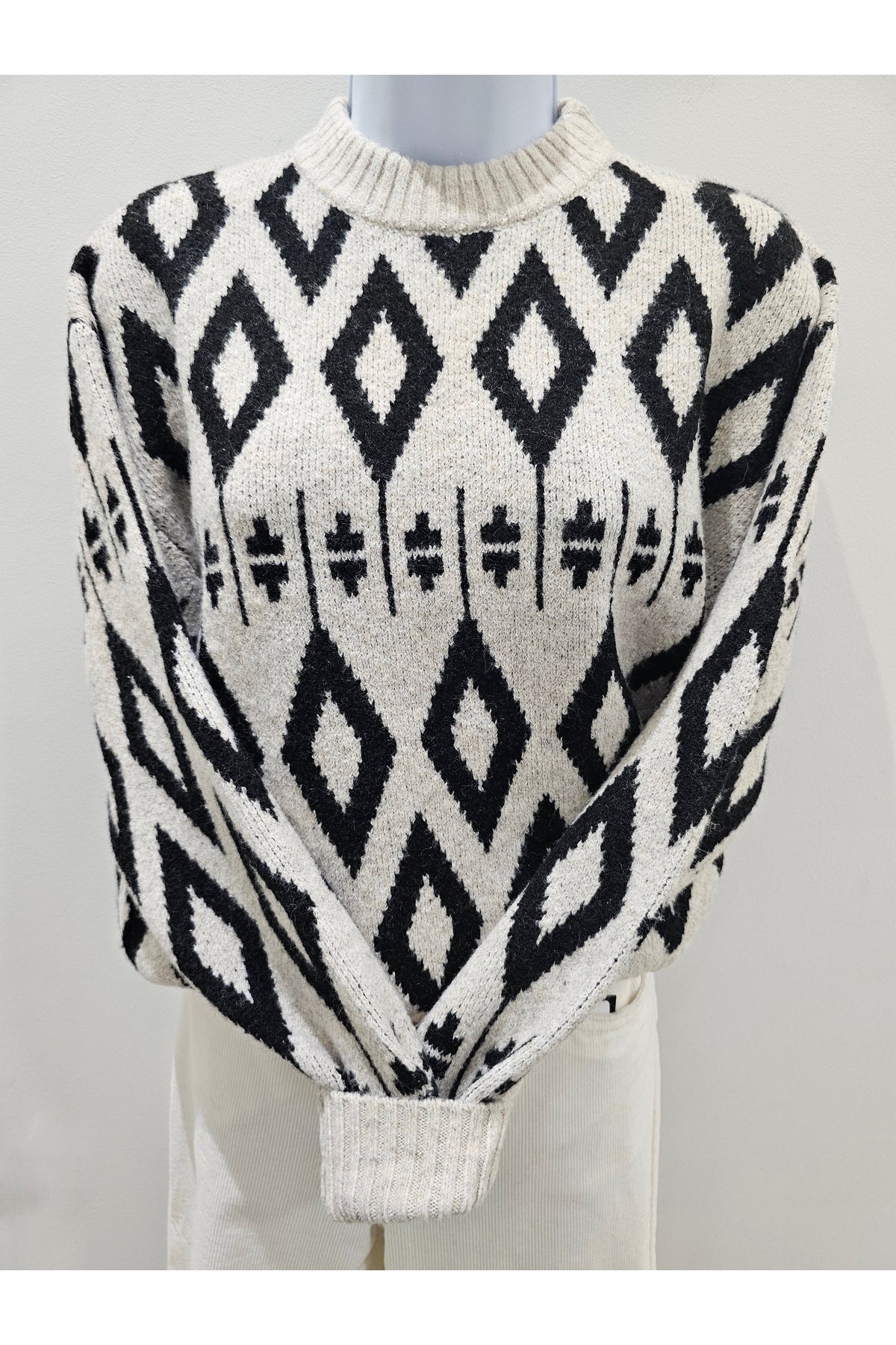 B.YOUNG Mirko Jacquard Jumper 20818114