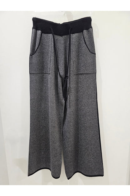 ETERNELLE Draw String/Elastic Waist Pant w/Pockets 25229