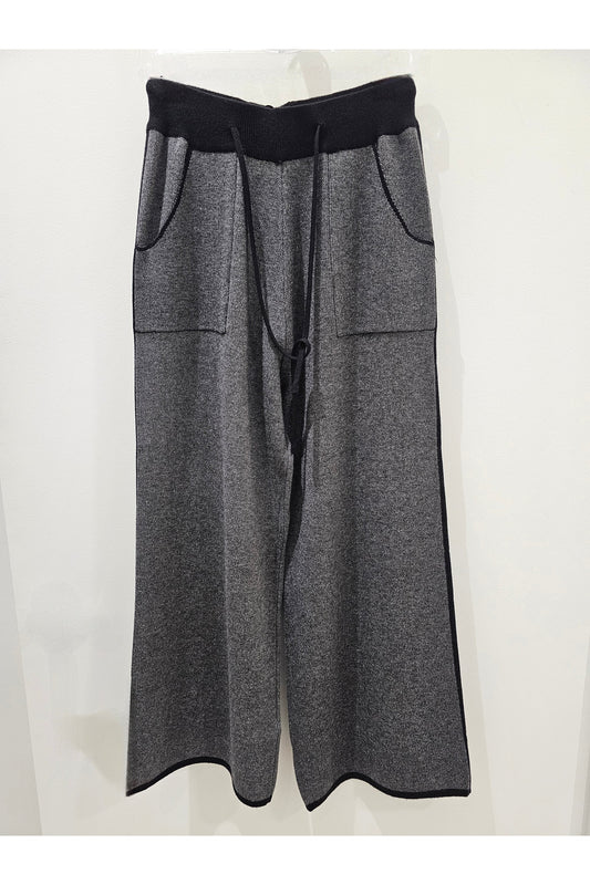 ETERNELLE Draw String/Elastic Waist Pant w/Pockets 25229