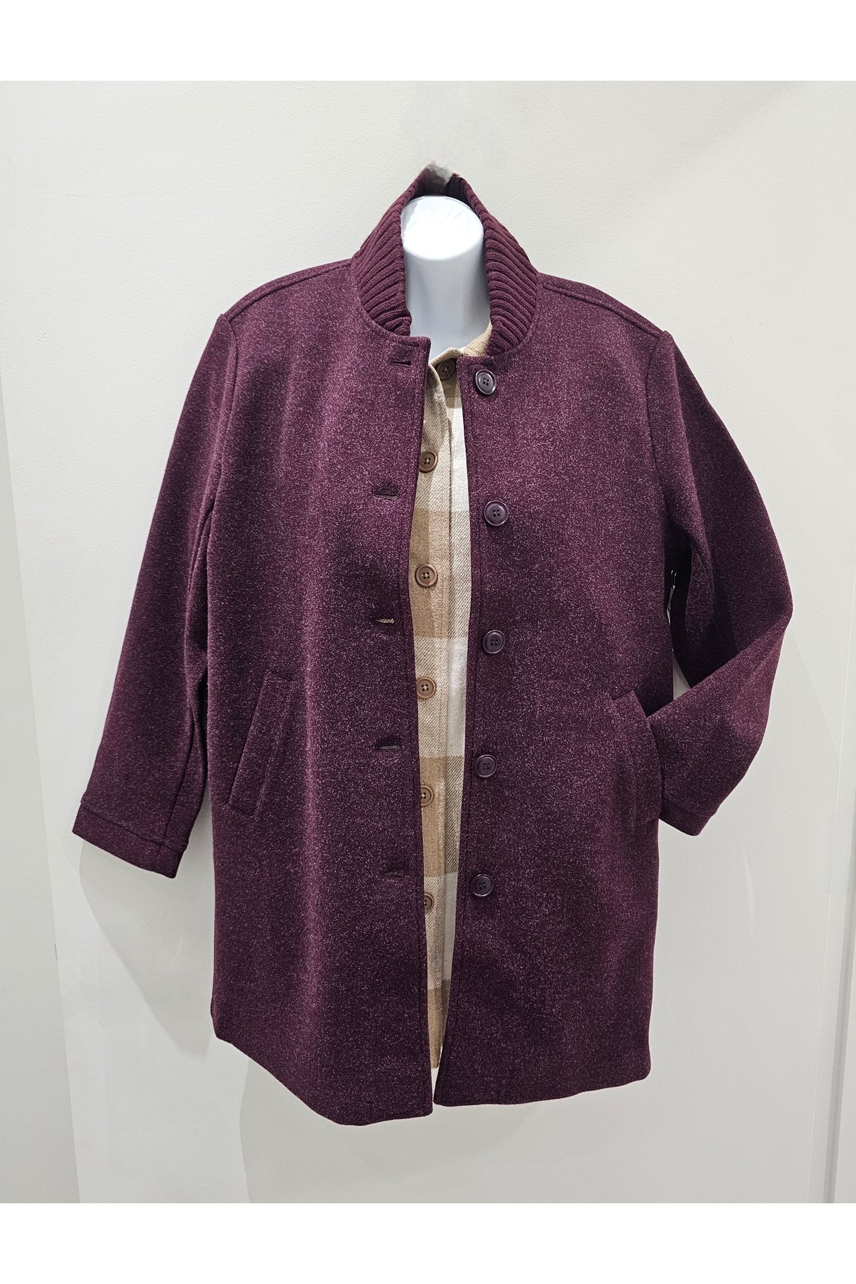 DKR Long Sleeve Button Front Jacket w/pockets HM-60109