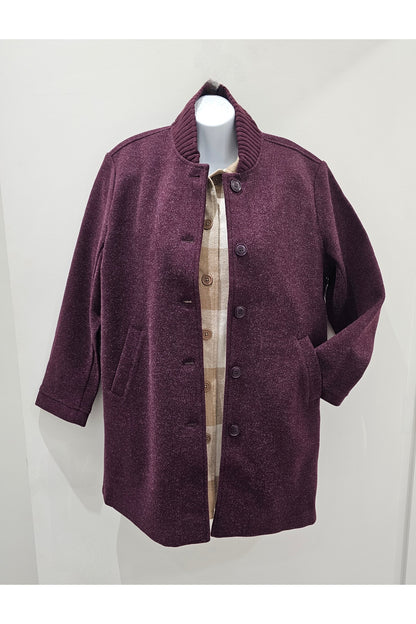 DKR Long Sleeve Button Front Jacket w/pockets HM-60109