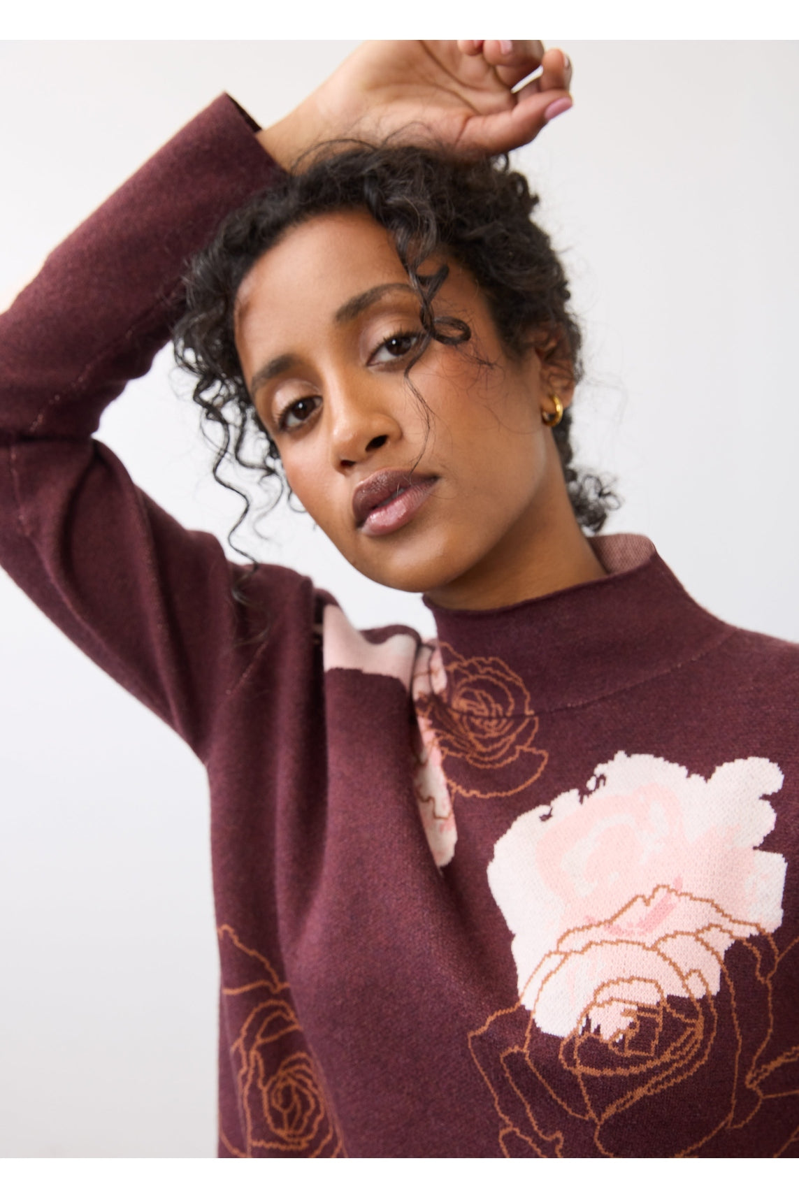 FDJ Mock Neck Loose Fit Sweater 11109147