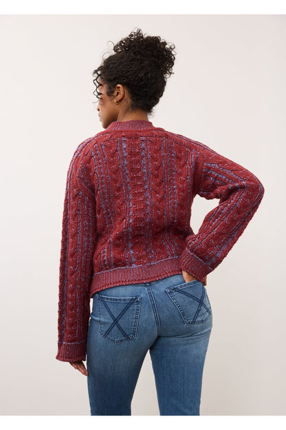 FDJ Long Sleeve Cable Sweater 1162781