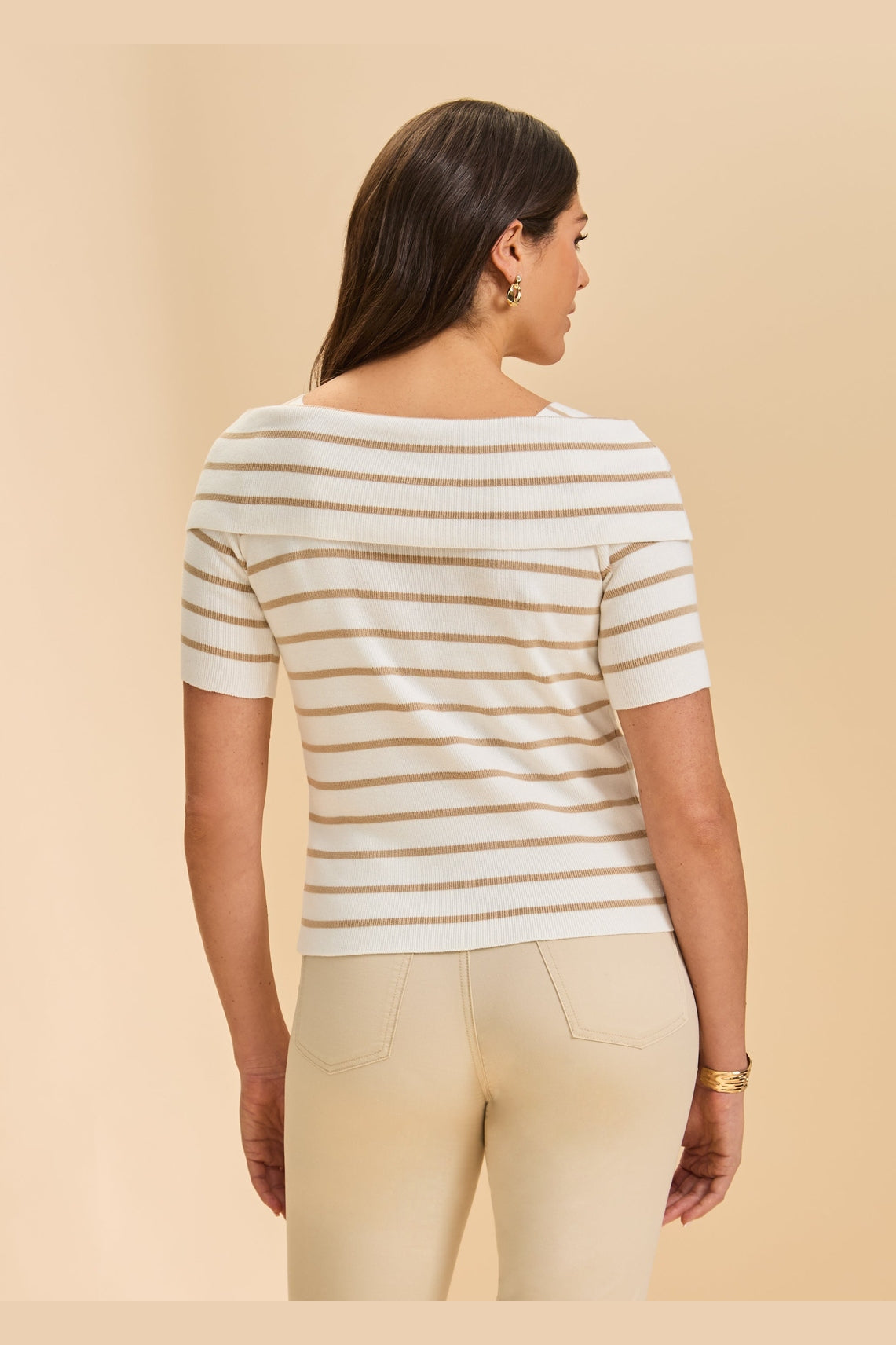 FDJ Boatneck Striped Sweater 1193764