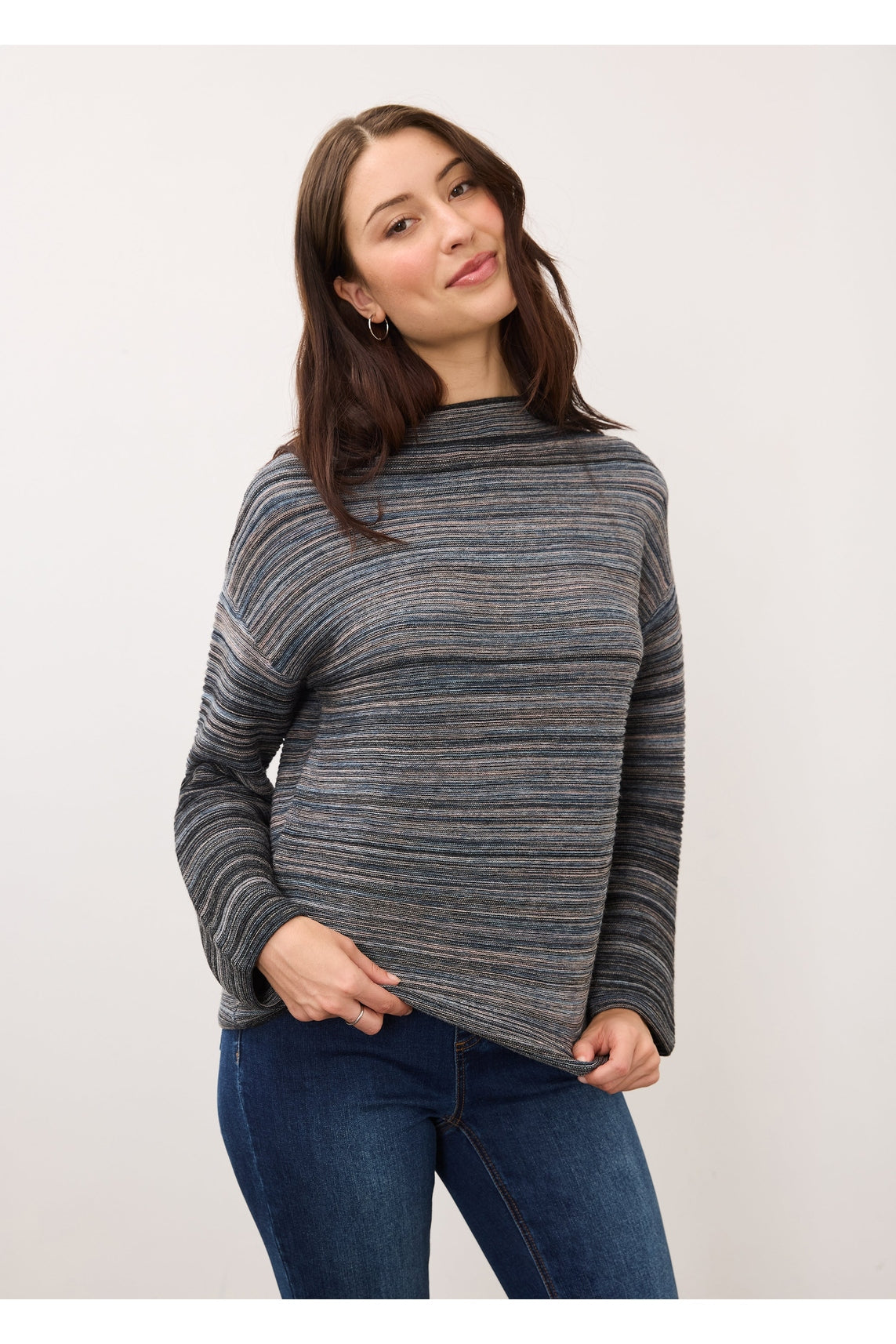 FDJ Boatneck Long Sleeve Sweater 1215888
