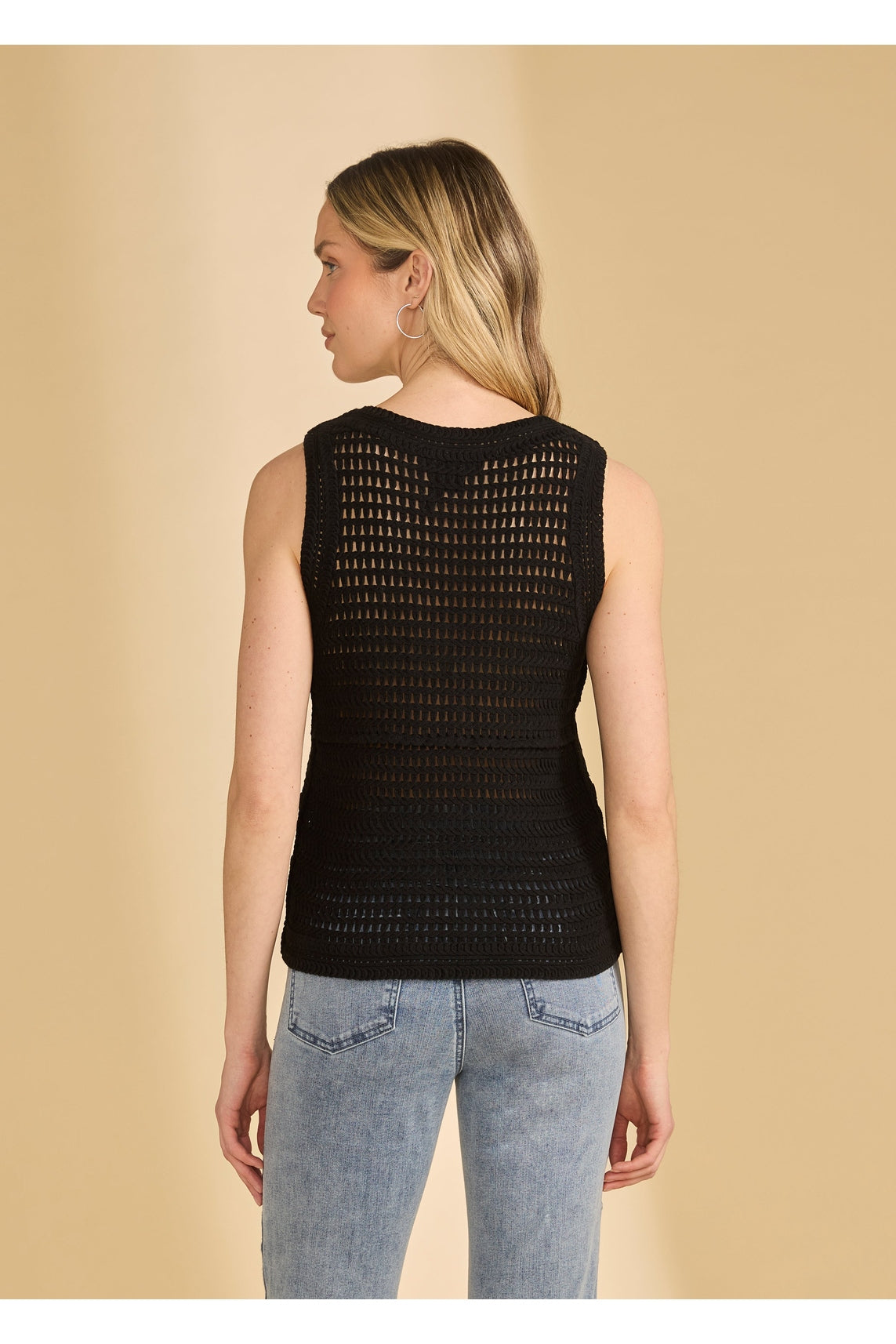 FDJ Sleeveless Crochet Sweater 1258330